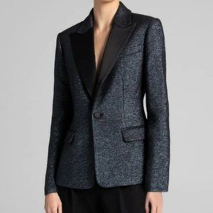 A.L.C Landis II Deep Blue Metallic Jacket, US 0